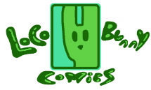 Loco Bunny Comics horizontal logo